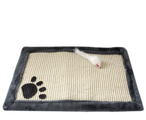 Funny Cat Scratch Board With Toy Cat Bed