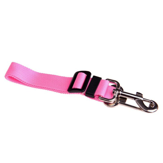 1pc Nylon Pets Puppy Seat Lead Leash Dog Harness Vehicle