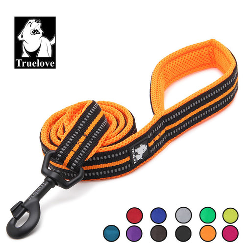 Soft mesh Nylon Dog Leash Double Thickness  Reflective