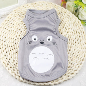 Cute Pet Dog Clothes Duck Printed Cotton T-shirt Vest