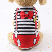 Cute Pet Dog Clothes Duck Printed Cotton T-shirt Vest